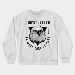 Eagle Face Quote Crewneck Sweatshirt